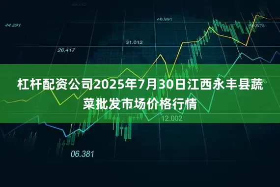 杠杆配资公司2025年7月30日江西永丰县蔬菜批发市场价格行情